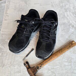 Terra composite safety low shoe black mesh size 10.5